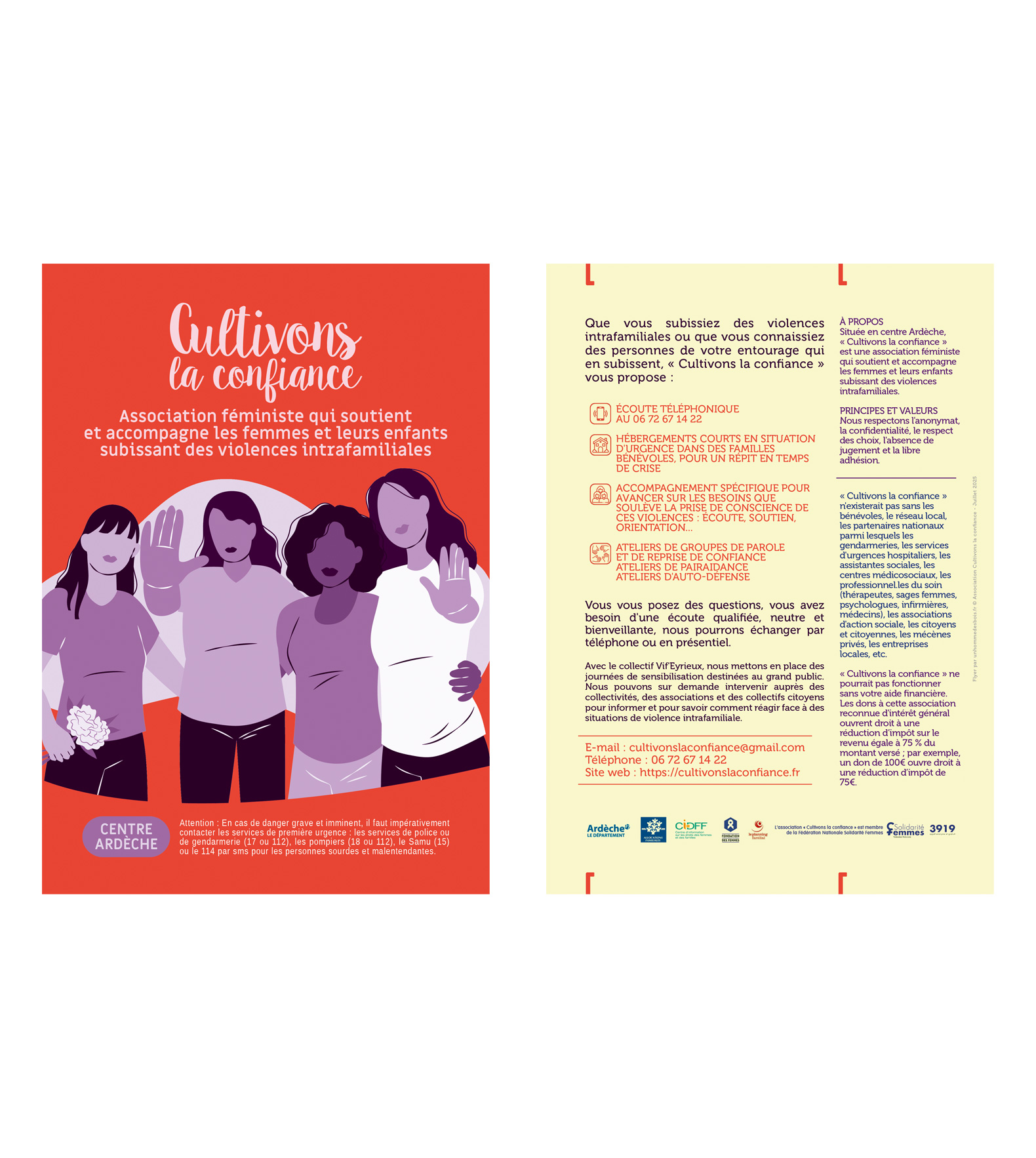 Flyer | Cultivons la confiance