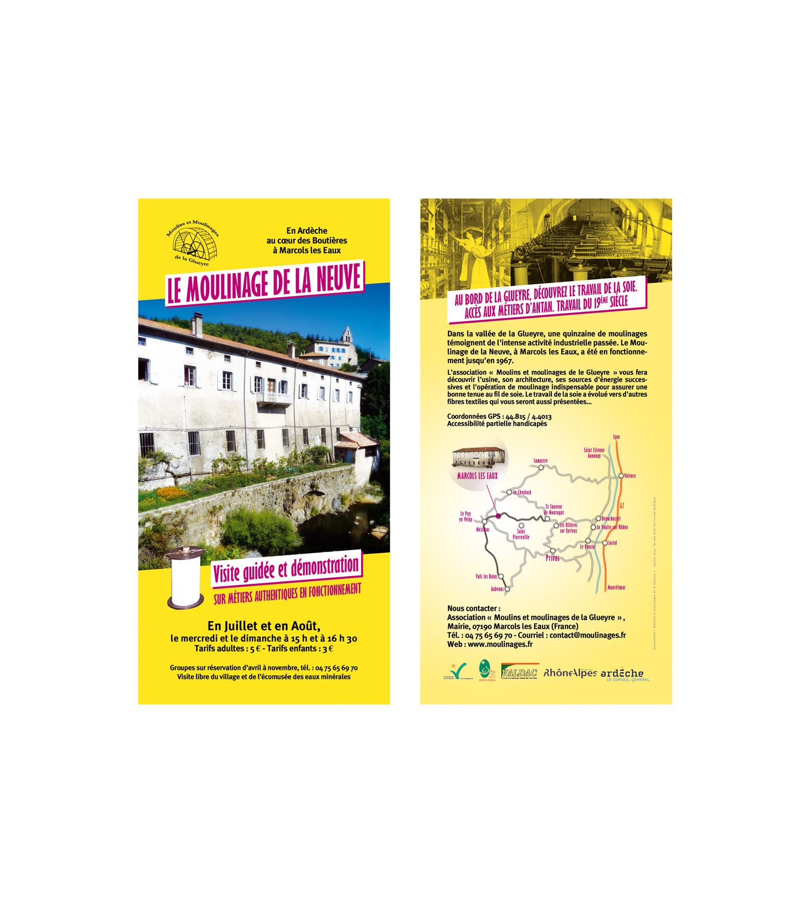 Flyer | Le Moulinage de la Neuve