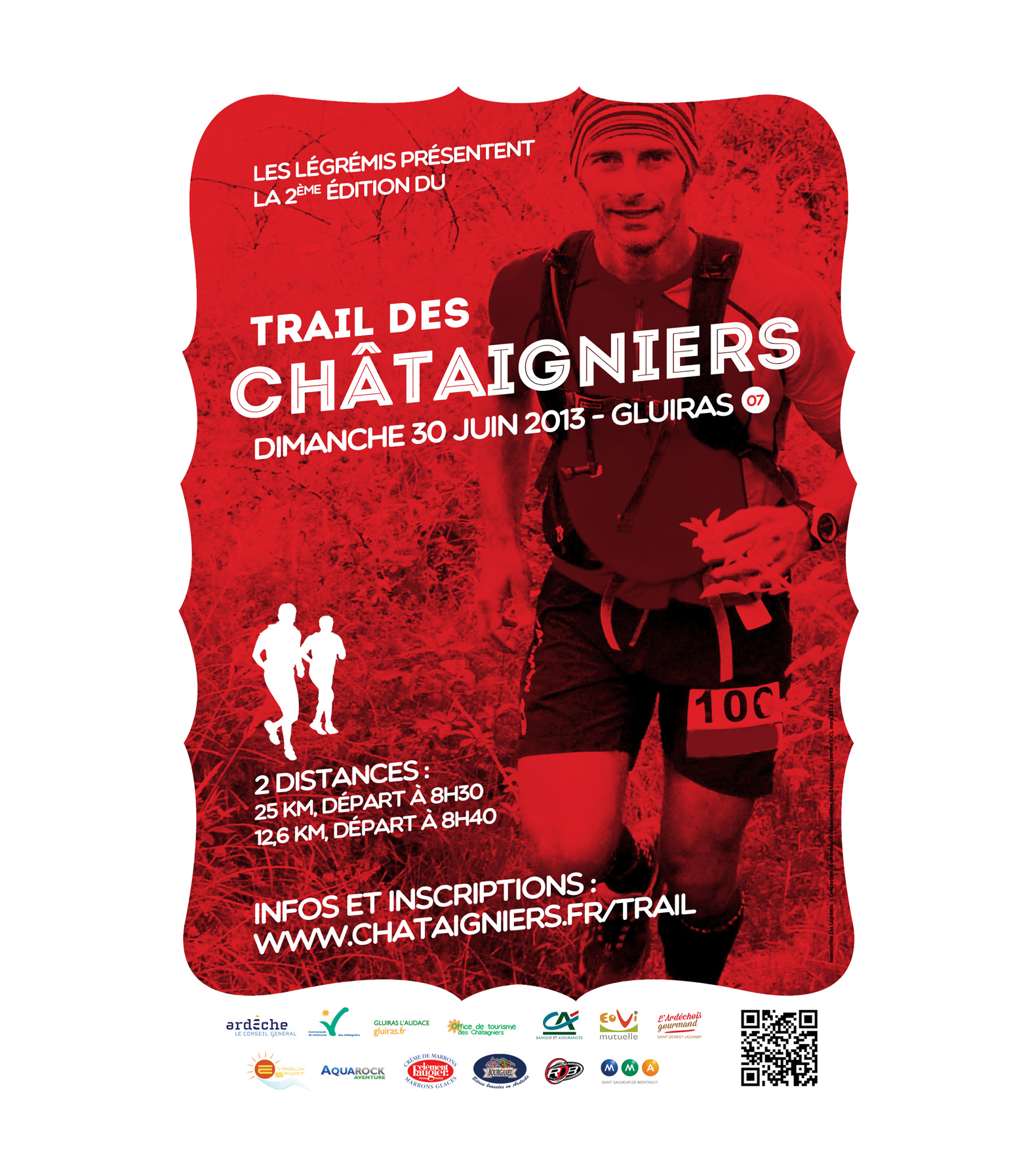 Affiche | Les Légrémis – Trail des châtaigniers 2013