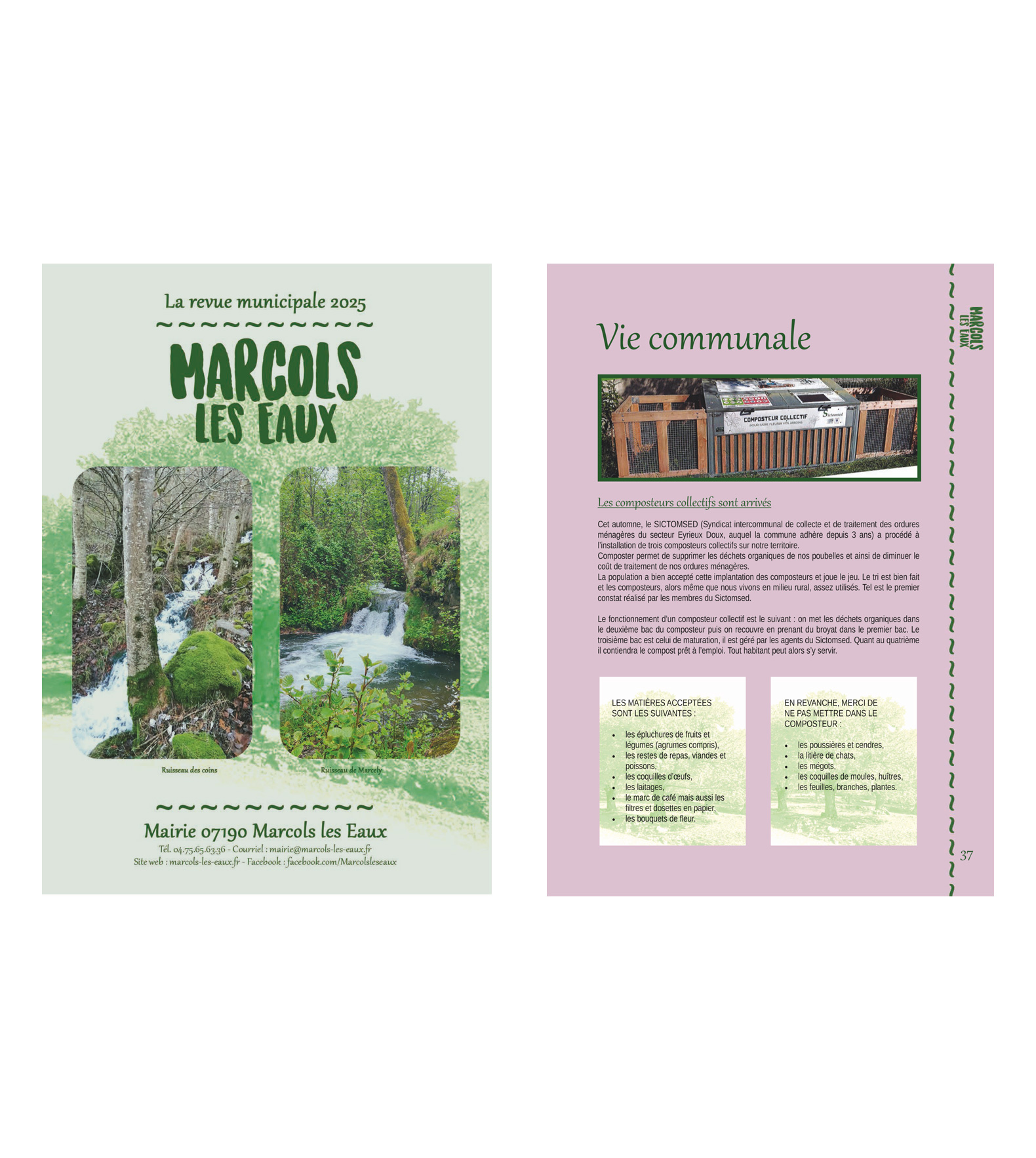 Revue municipale | Commune de Marcols les Eaux