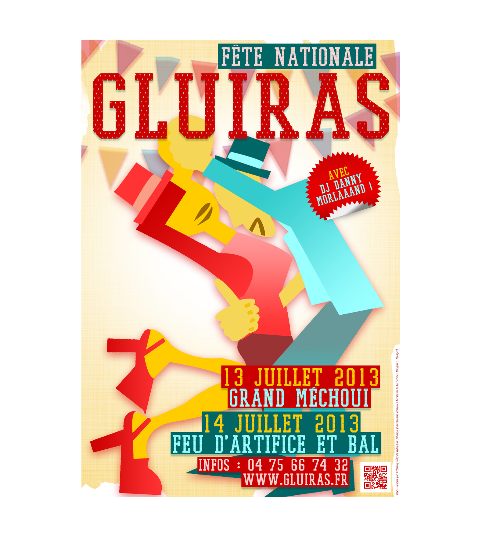 Affiche | Commune de Gluiras – Fête nationale