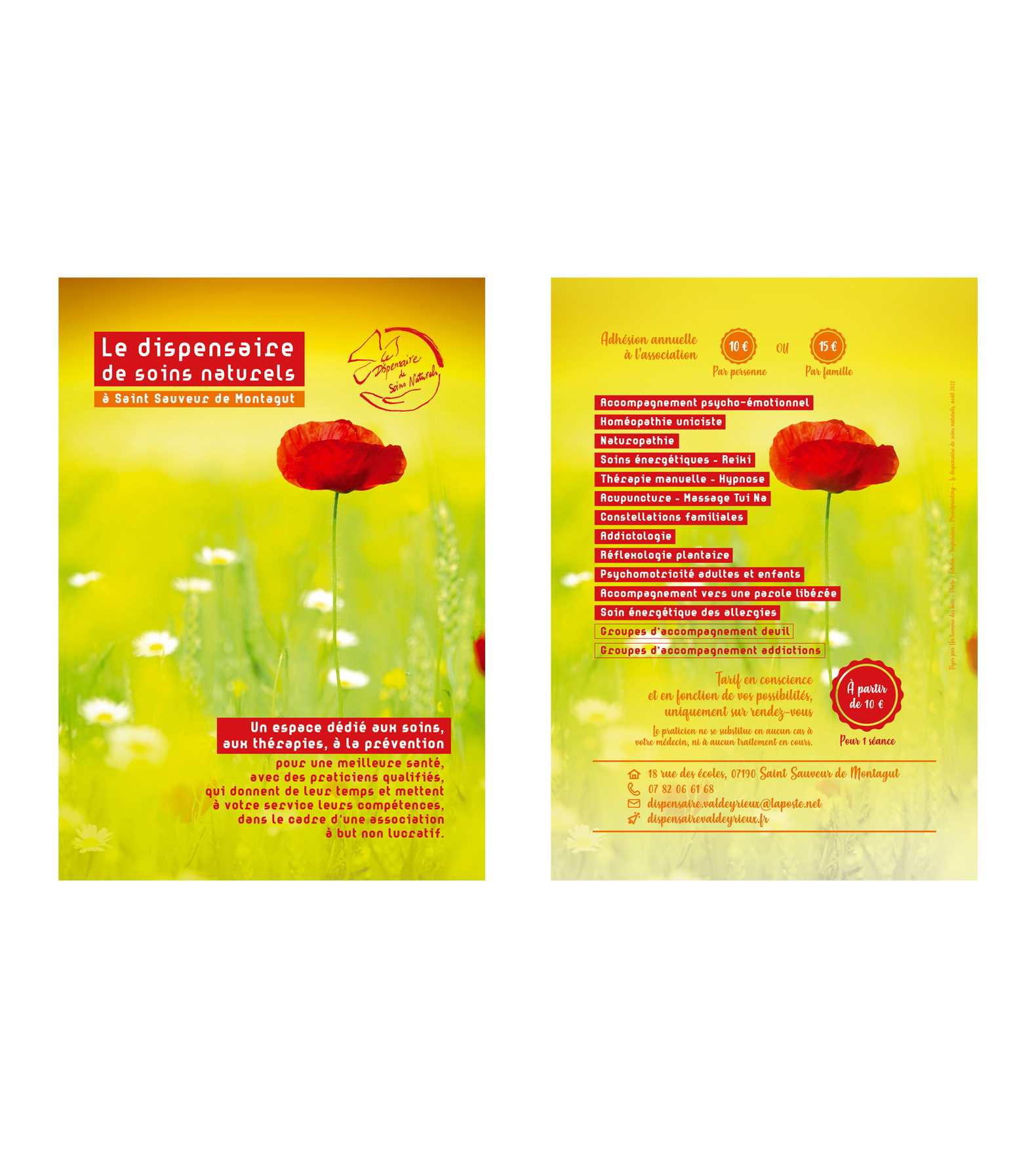 Flyer | Le dispensaire de soins naturels V1