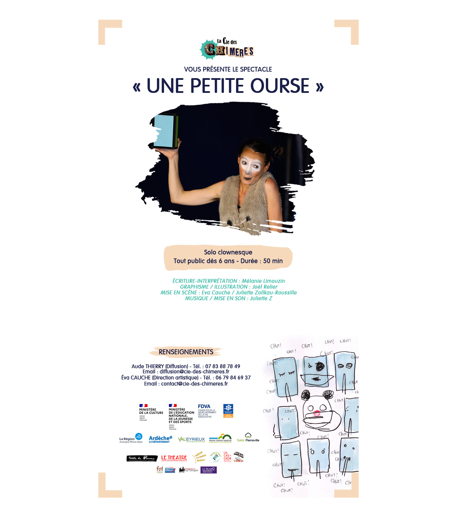 E-mailing | La Cie des Chimères – Une petite ourse