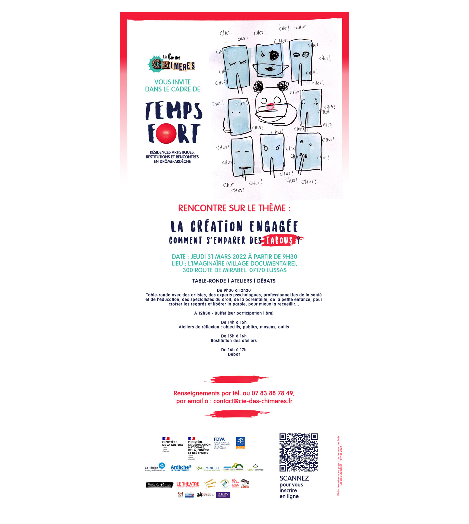 E-mailing | La Cie des Chimères – Temps fort