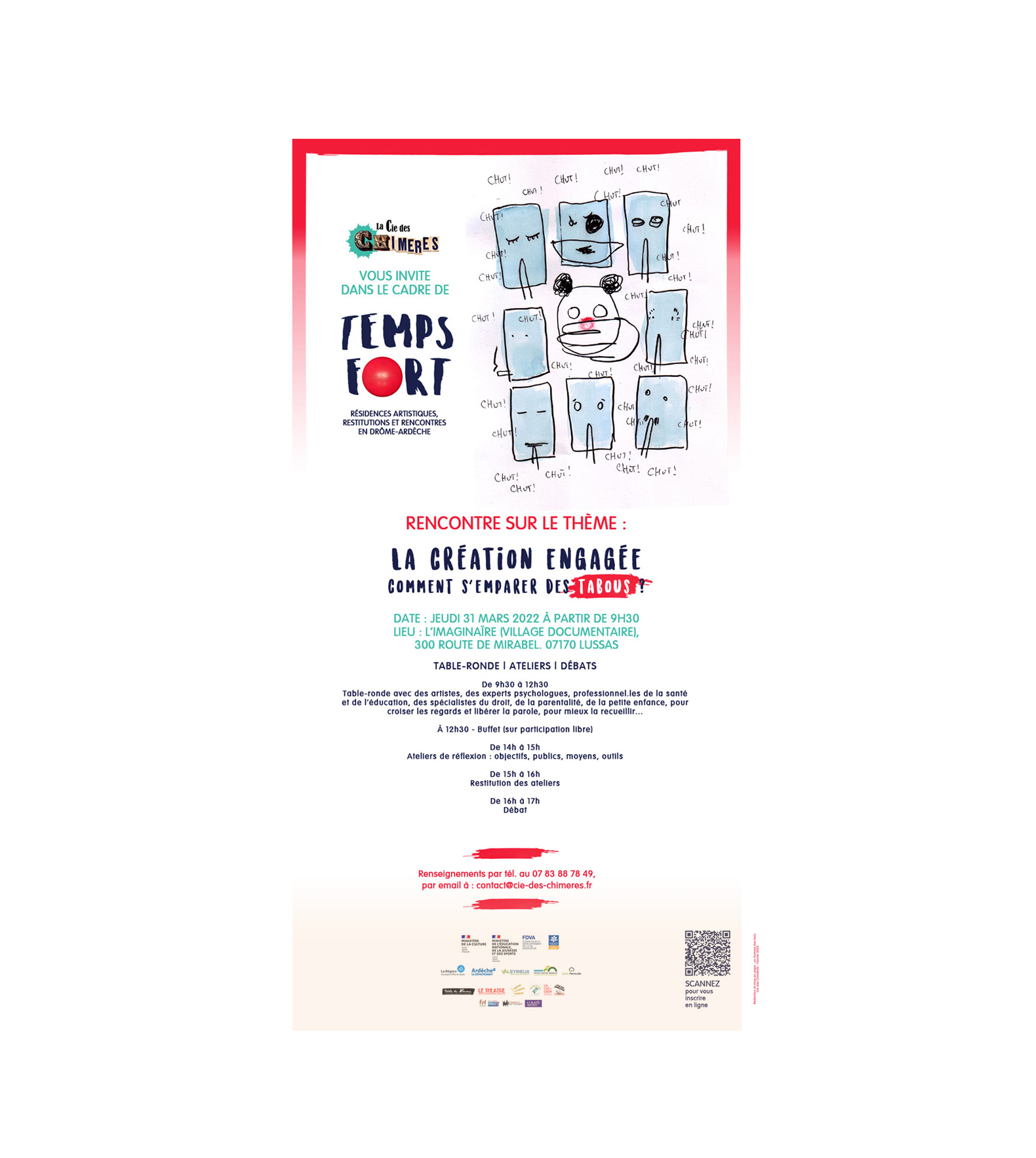 E-mailing | La Cie des Chimères – Temps fort