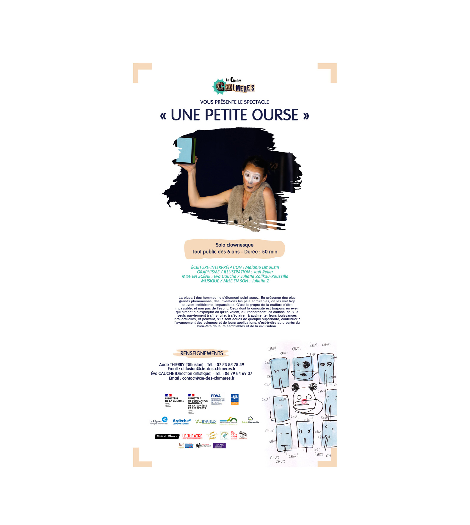E-mailing | La Cie des Chimères – Une petite ourse