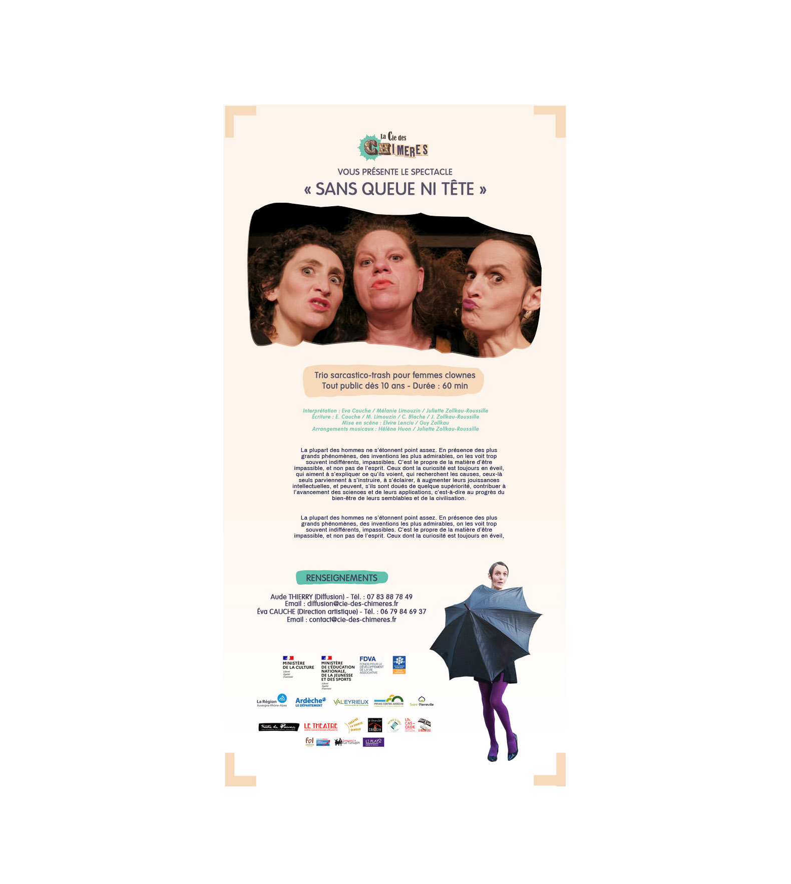 E-mailing | La Cie des Chimères – Sans queue ni tête