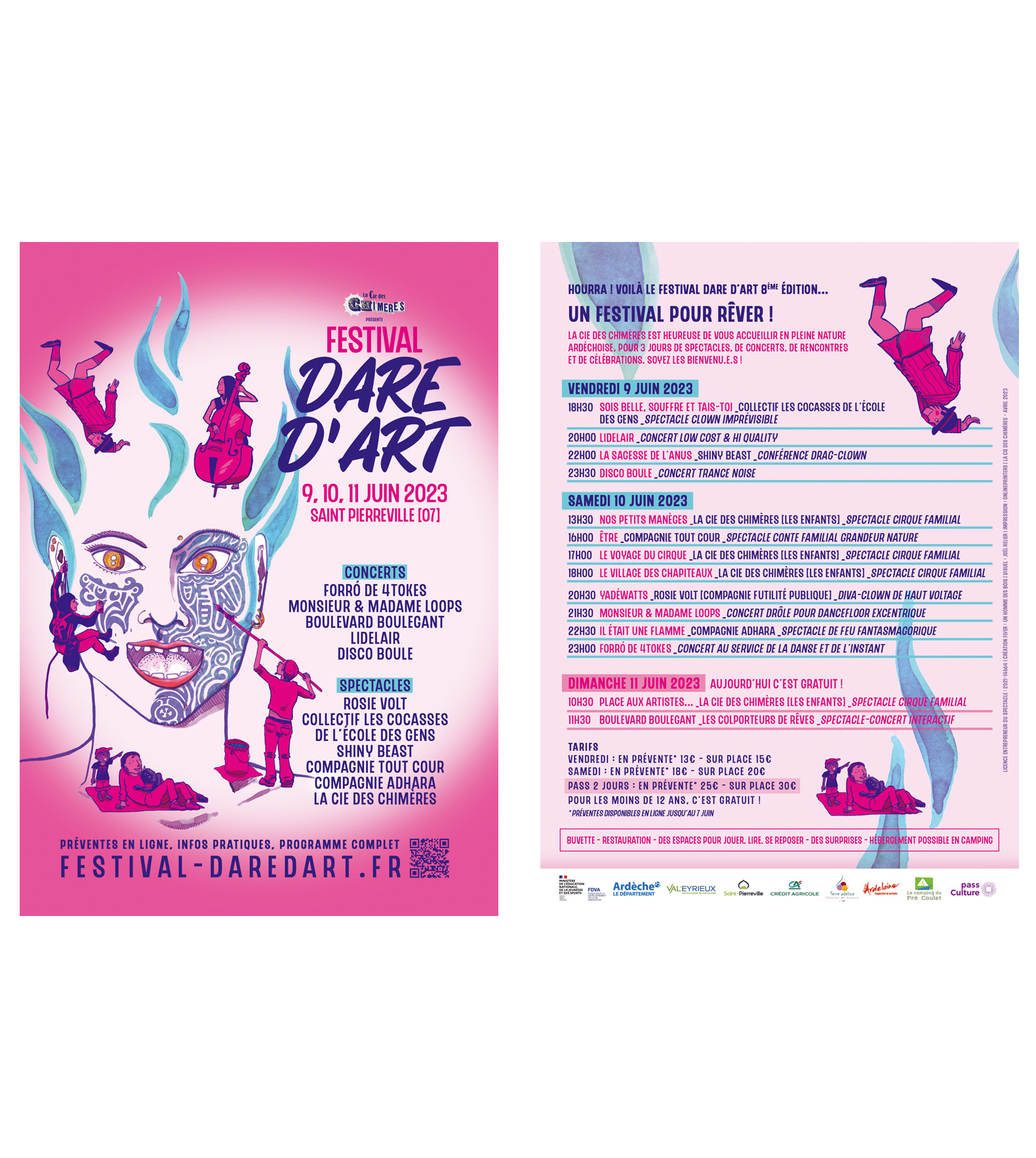 Flyer | Festival Dare d&rsquo;Art 2023