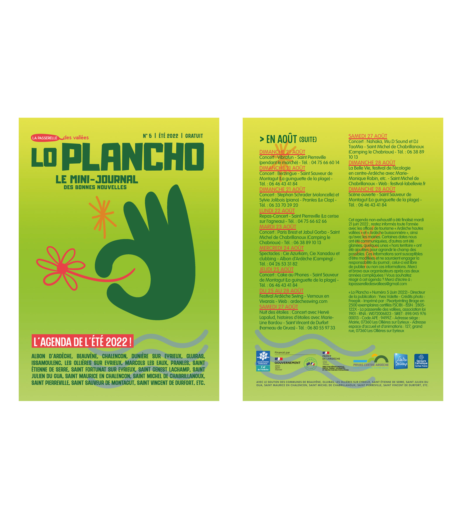 Brochure | La passerelle des vallées – Lo Plancho n°5