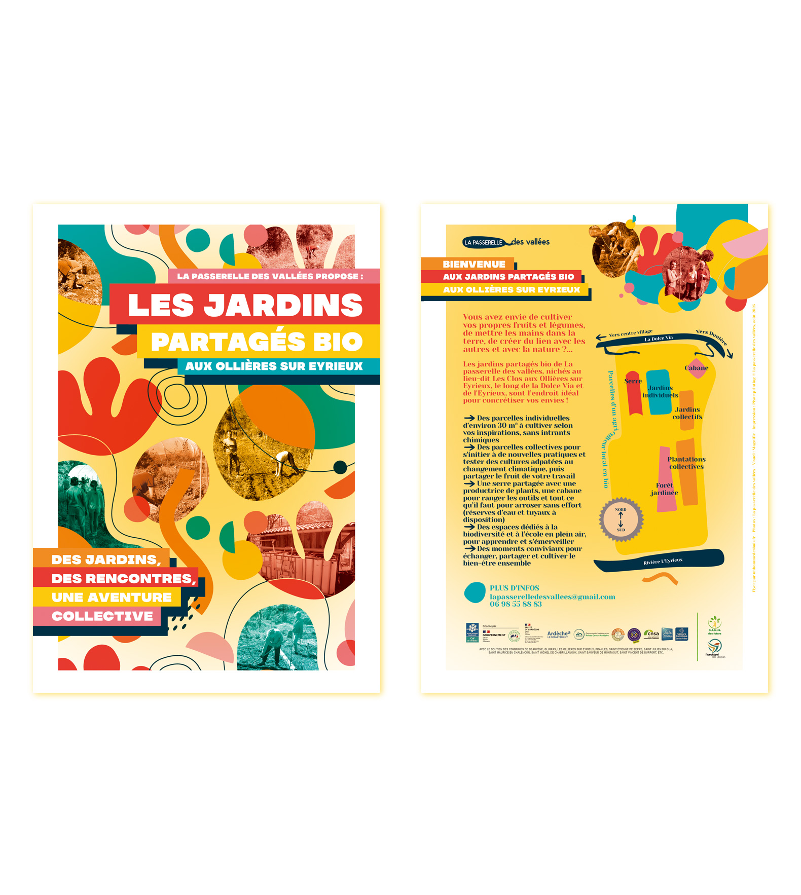Flyer | La passerelle des vallées – Les jardins partagés bio